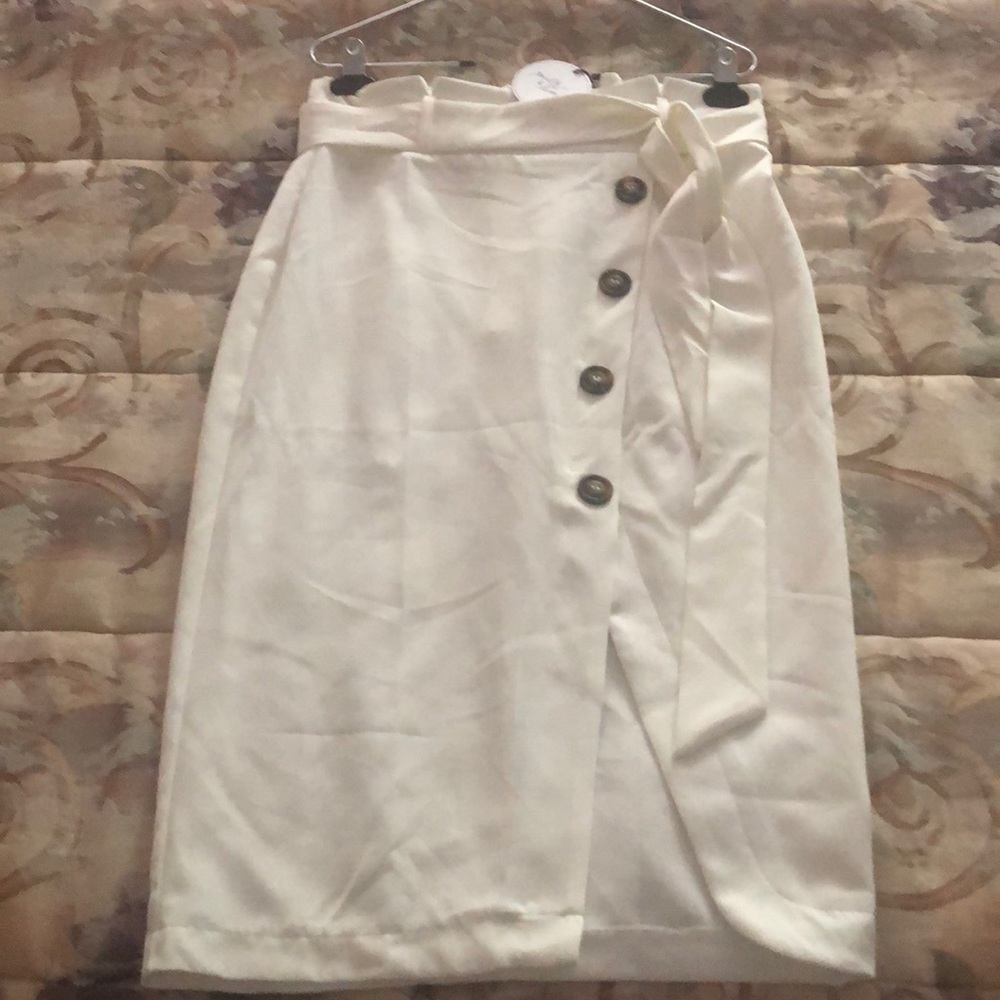 Long White skirt